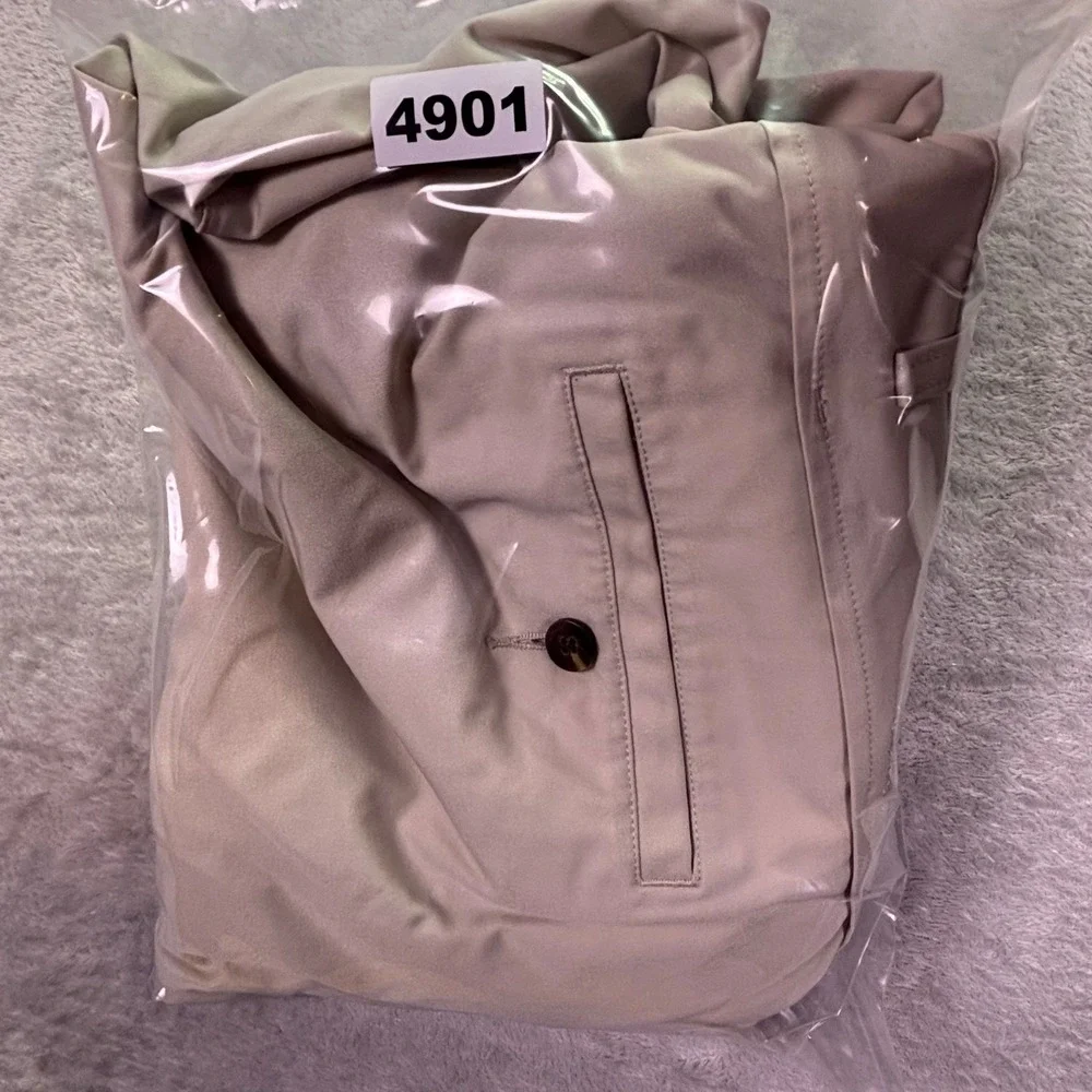Adidas Mens Golf Pants Sz 36x32 Beige Khaki Stretch Performance Chinos AE7002